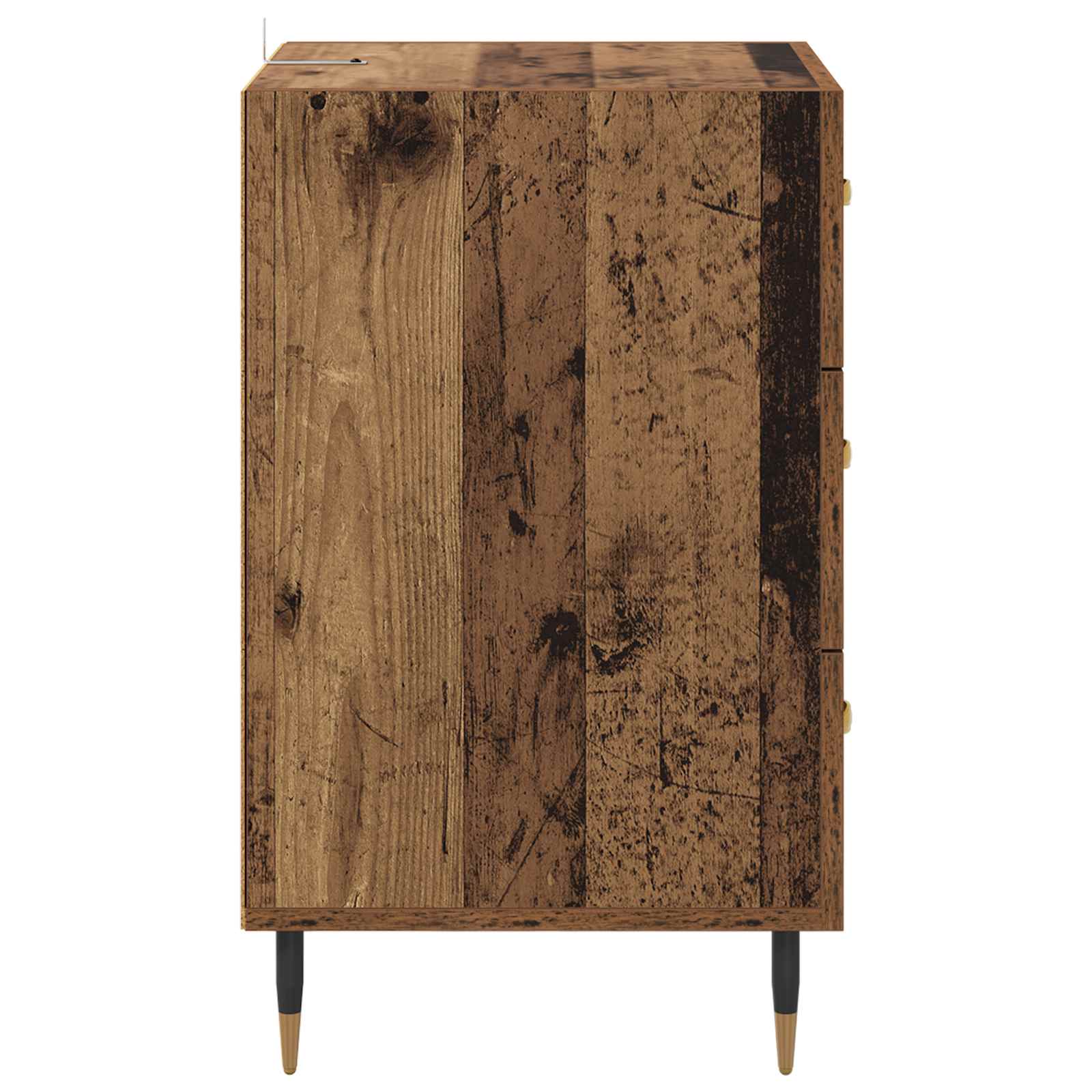 Armario de Noche con cajón Madera vieja 40 x 40 x 66 cm