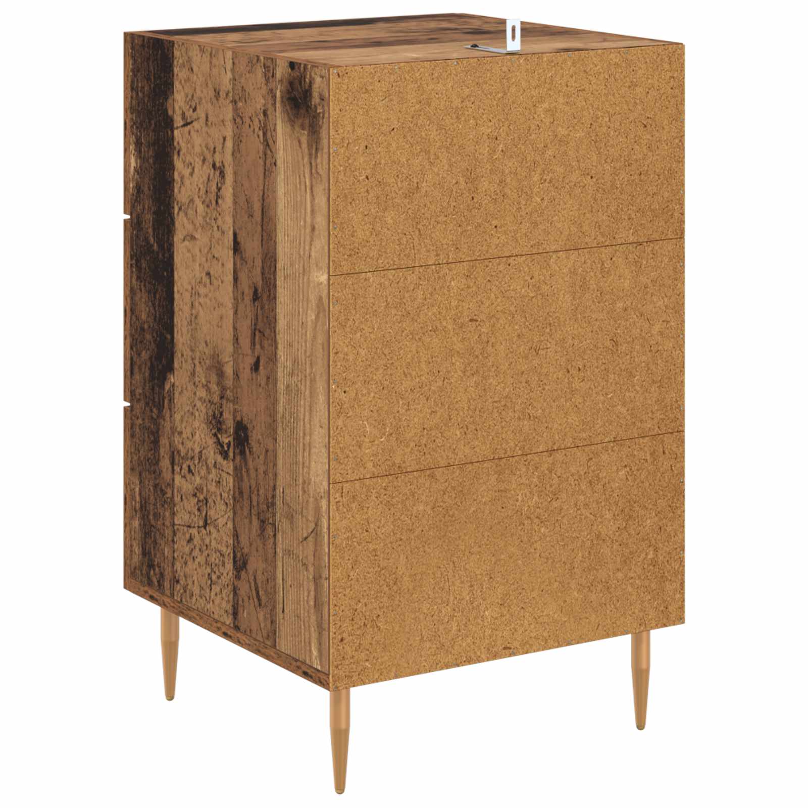 Armario de Noche con cajón Madera vieja 40 x 40 x 66 cm