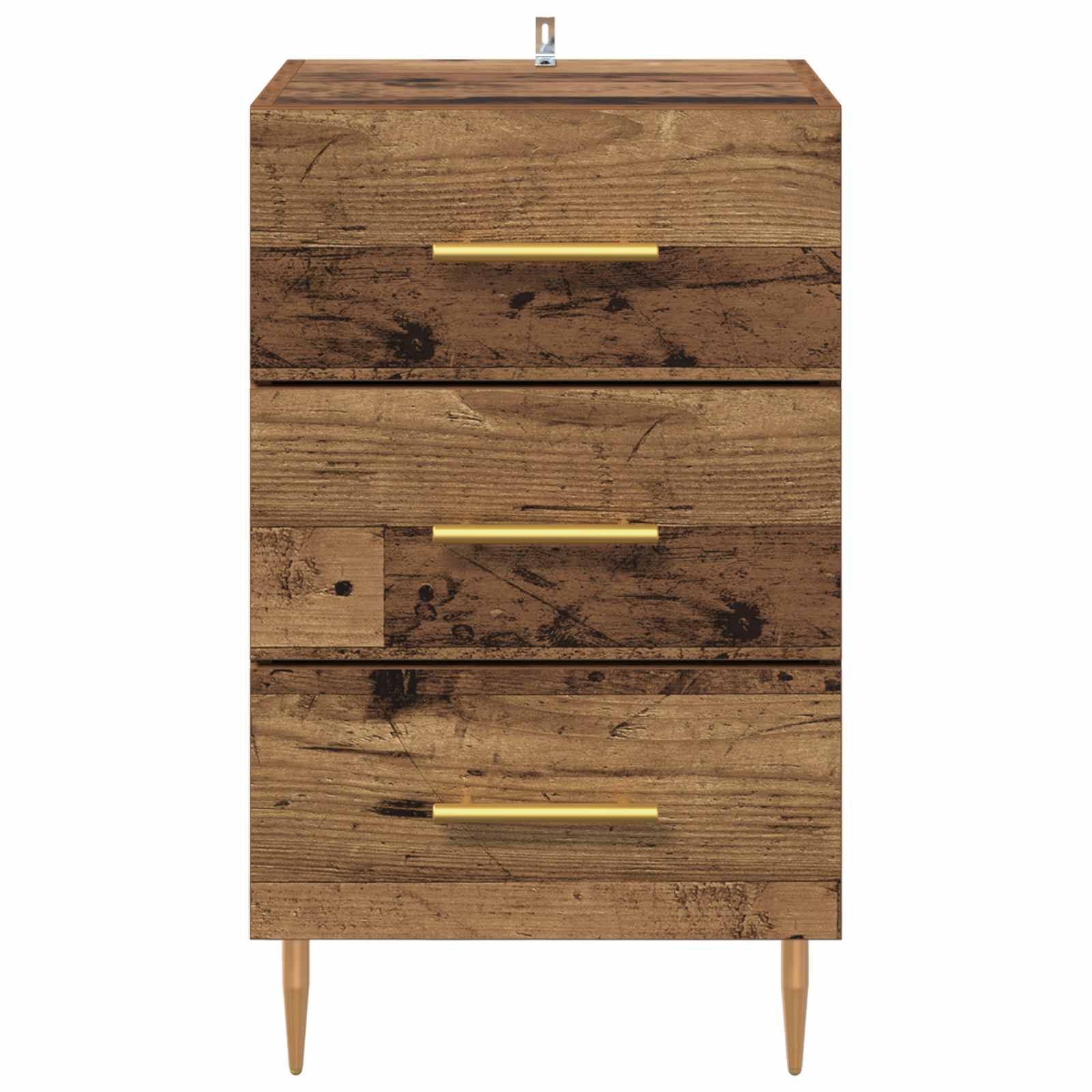 Armario de Noche con cajón Madera vieja 40 x 40 x 66 cm