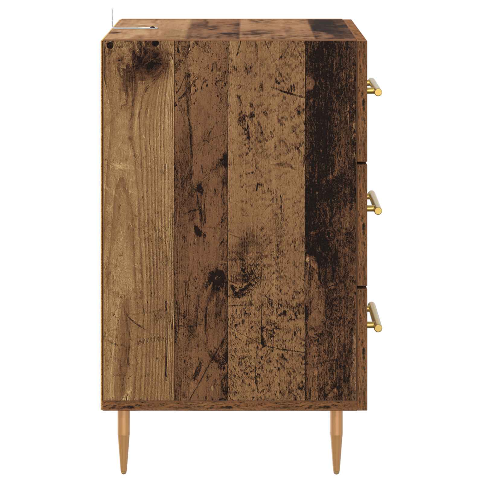 Armario de Noche con cajón Madera vieja 40 x 40 x 66 cm