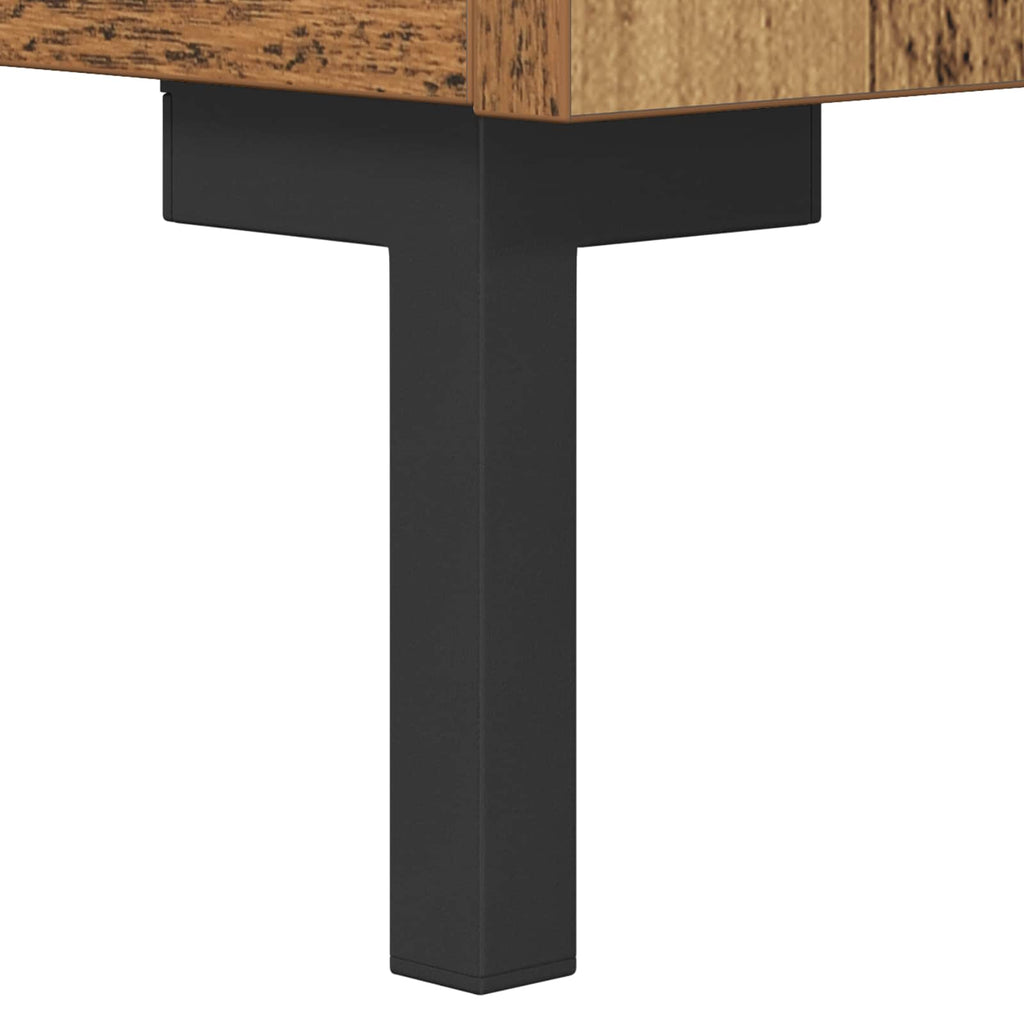 Armario de Noche con cajón Madera vieja 40 x 40 x 66 cm