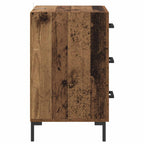 Armario de Noche con cajón Madera vieja 40 x 40 x 66 cm