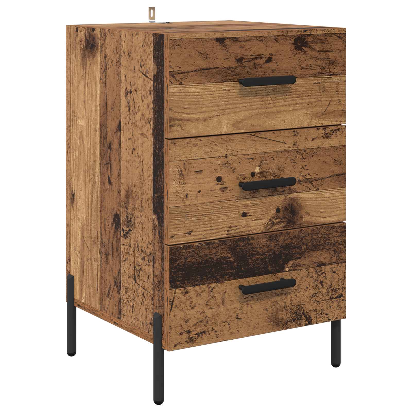 Armario de Noche con cajón Madera vieja 40 x 40 x 66 cm