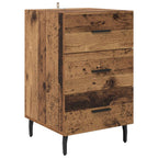 Armario de Noche con cajón Madera vieja 40 x 40 x 66 cm