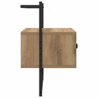 Armario de Noche 2 pcs Roble artesanal 35 x 30 x 51 cm