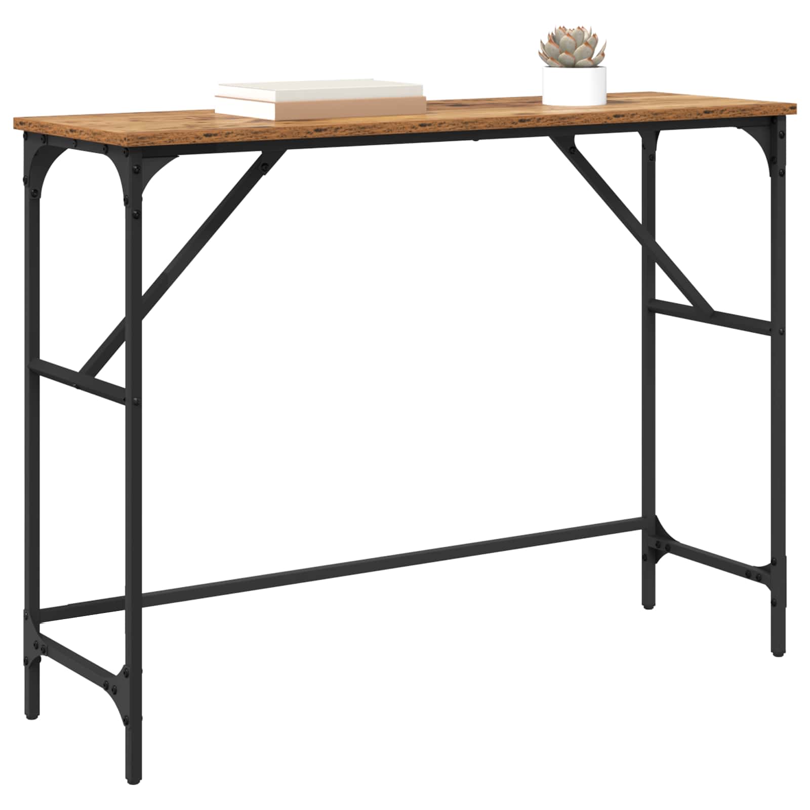 Mesa Consola Madera vieja 100 x 32 x 75 cm Madera de ingeniería