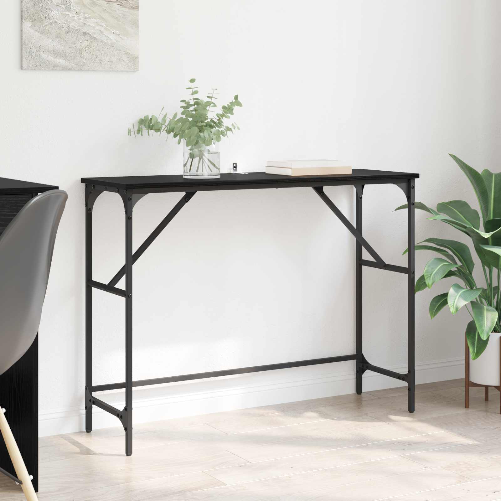 Console Table Old Wood 100 x 32 x 75 cm Engineered Wood