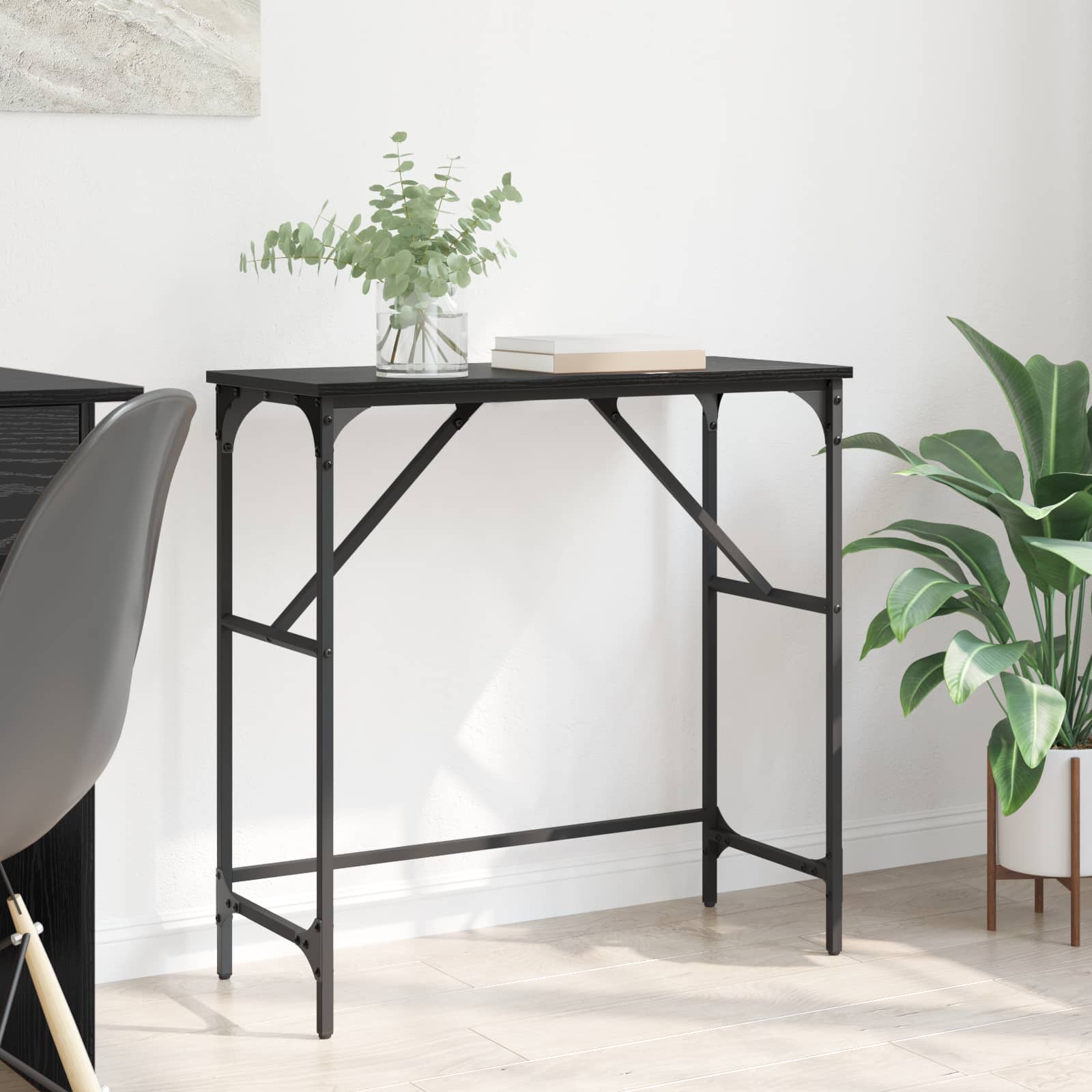 Console Table Old Wood 100 x 32 x 75 cm Engineered Wood