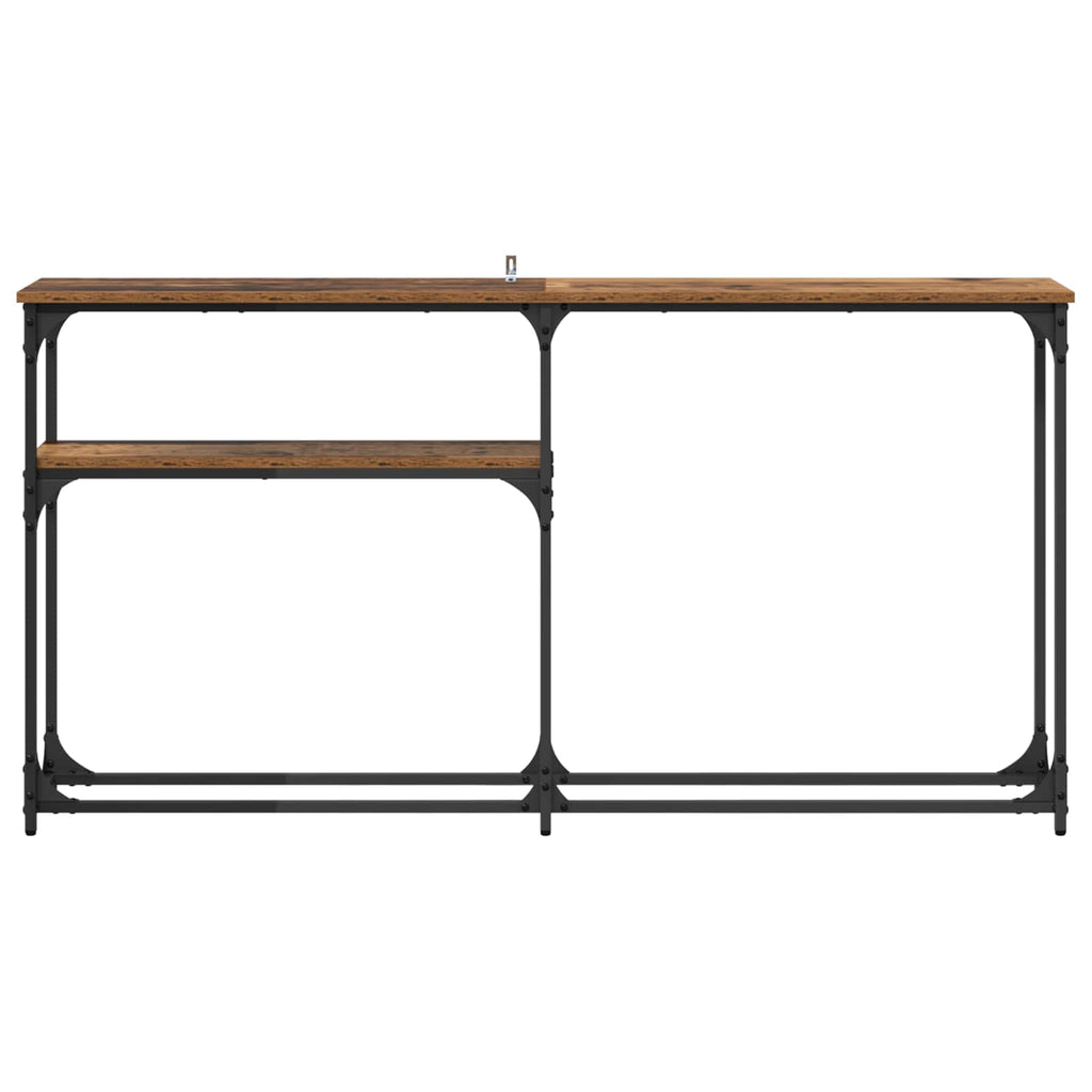 MesaConsola Madera vieja 145x22.5x75cm Madera contrachapada