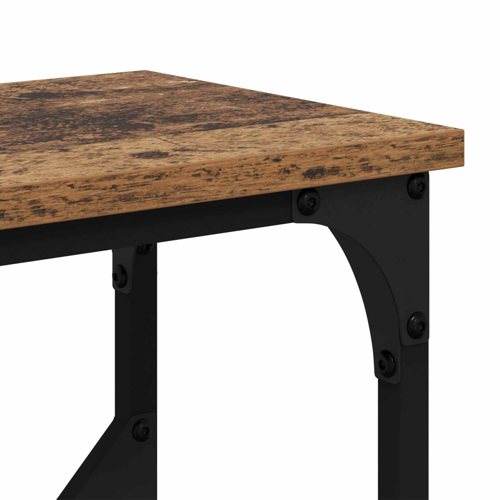 Mesa Consola Manual Madera envejecida 102 x 23 x 75 cm