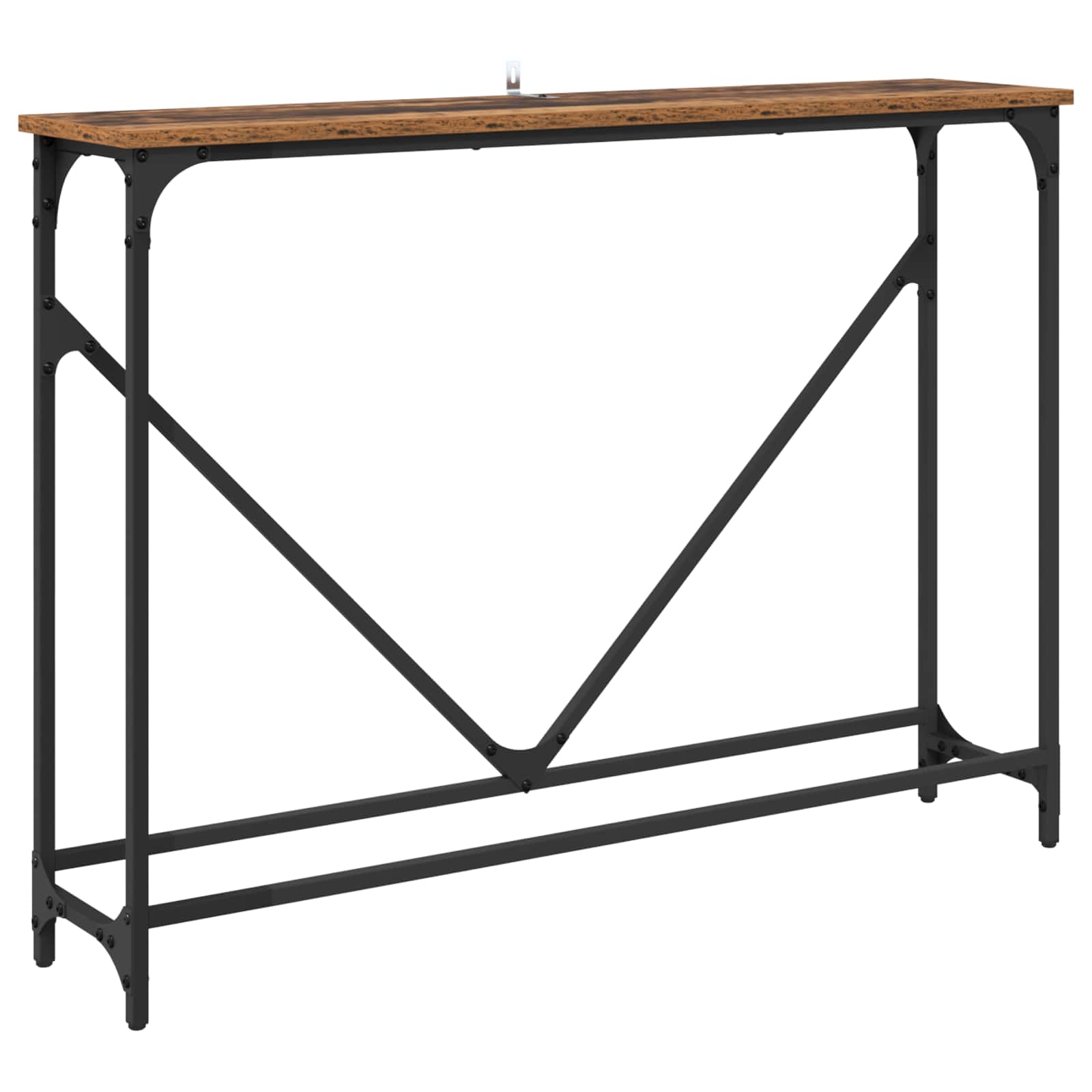 Mesa Consola Manual Madera envejecida 102 x 23 x 75 cm