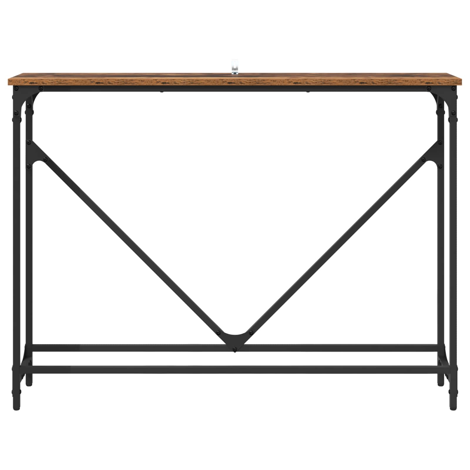 Mesa Consola Manual Madera envejecida 102 x 23 x 75 cm