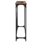Mesa Consola Manual Madera envejecida 102 x 23 x 75 cm