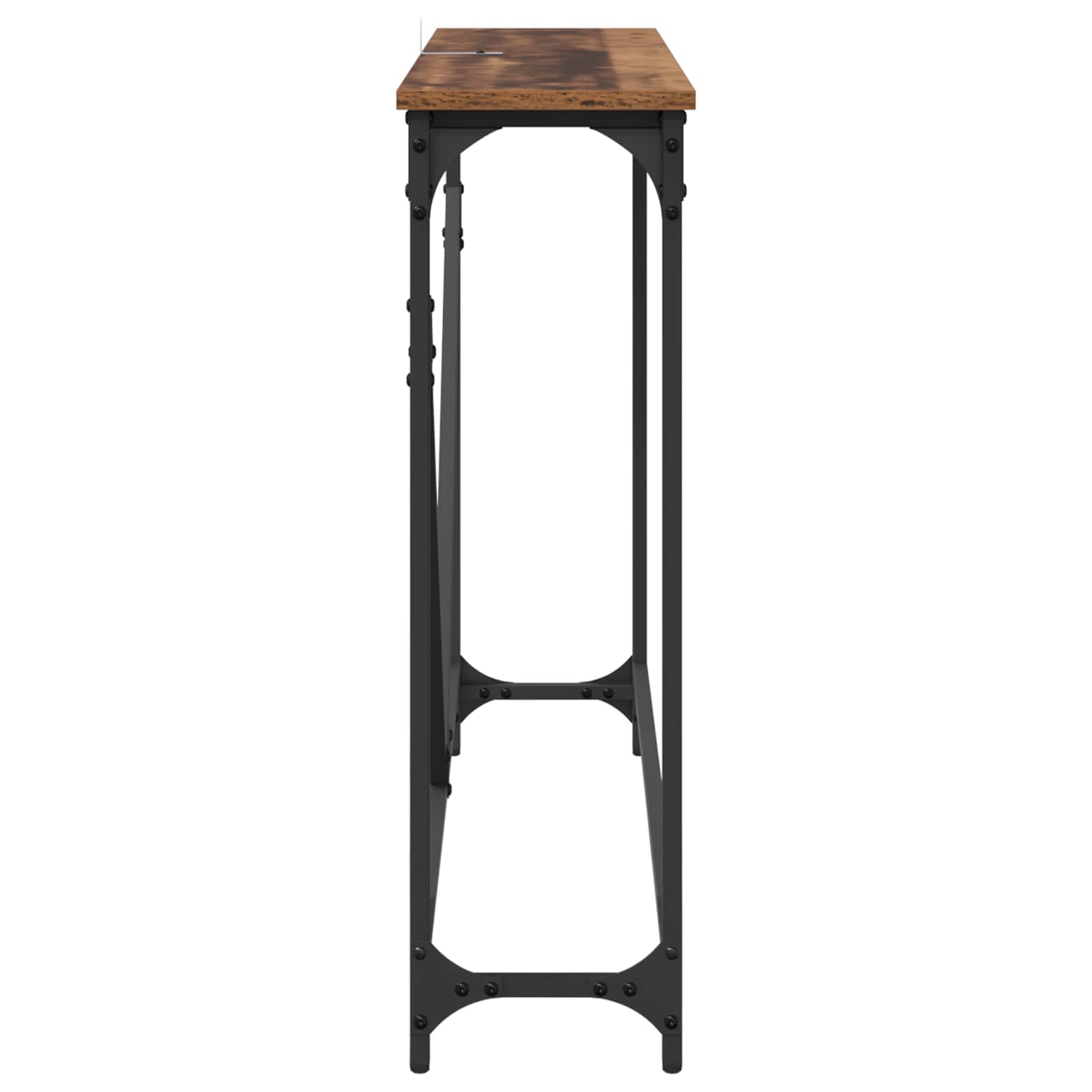 Mesa Consola Manual Madera envejecida 102 x 23 x 75 cm