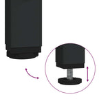 Mesa Consola Roble Negro 102 x 23 x 75 cm Madera de ingeniería