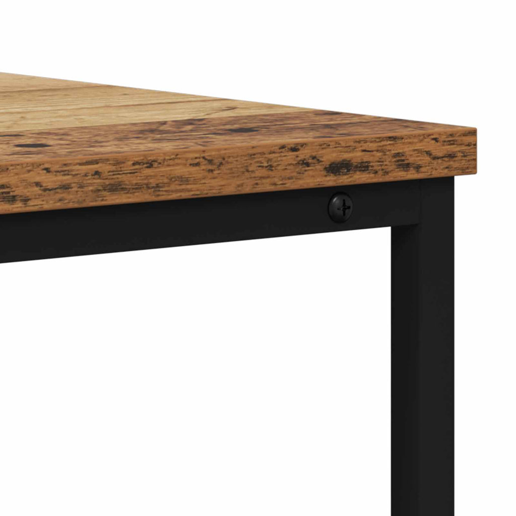 Mesa Consola con cajón Madera envejecida 100 x 40 x 75 cm