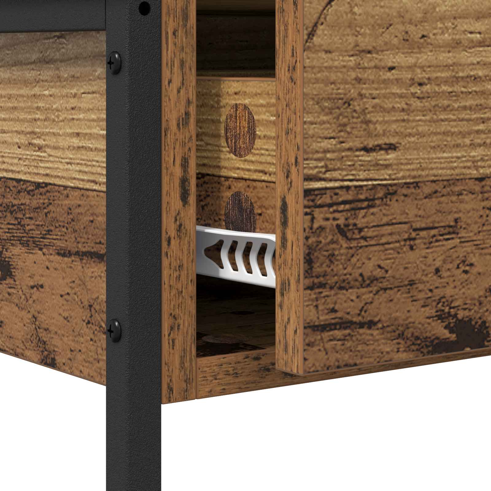 Mesa Consola con cajón Madera Vieja 100 x 34,5 x 75 cm