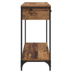 Mesa Consola con cajón Madera Vieja 100 x 34,5 x 75 cm