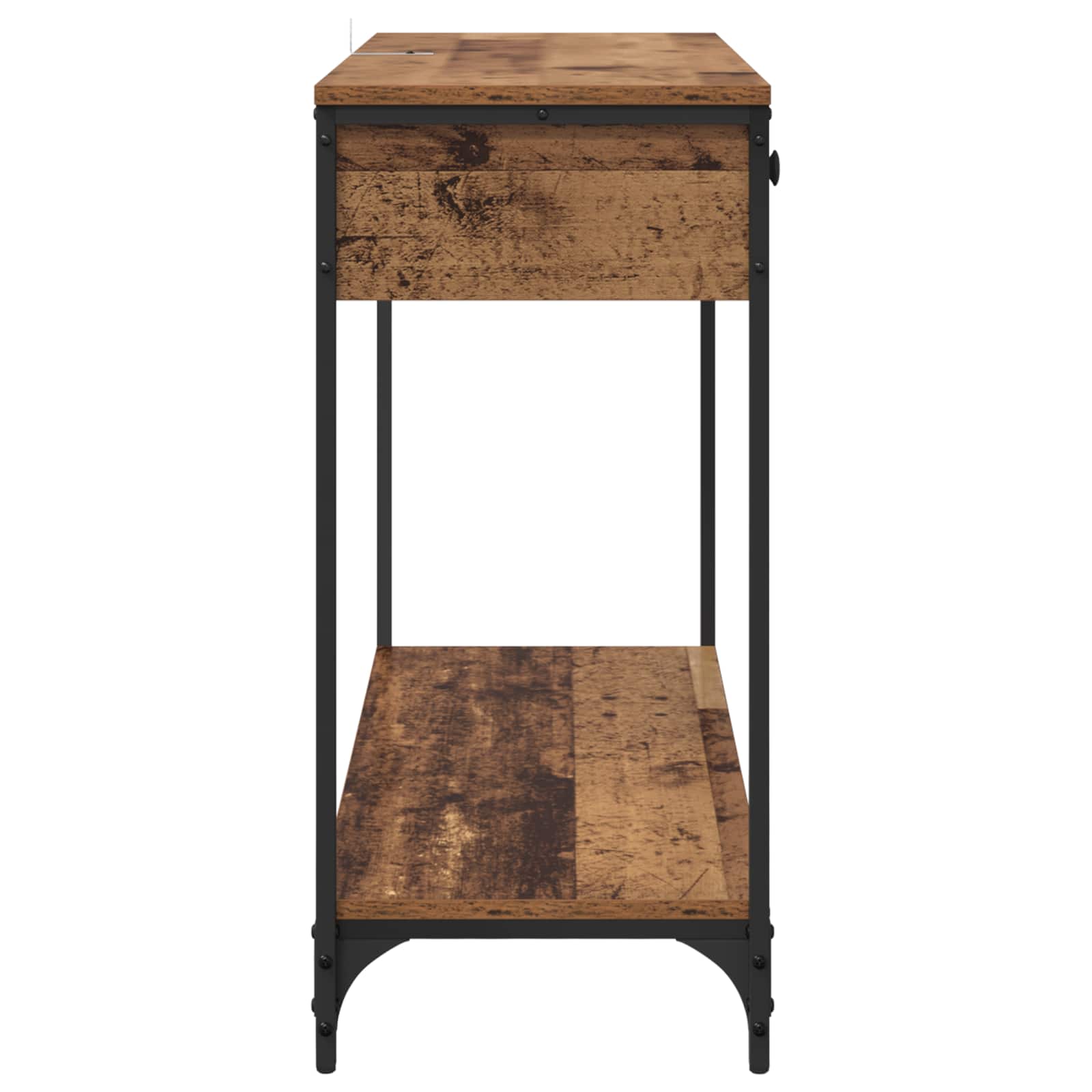 Mesa Consola con cajón Madera Vieja 100 x 34,5 x 75 cm