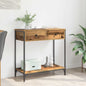 Mesa Consola com gaveta Madeira Velha 100 x 34,5 x 75 cm