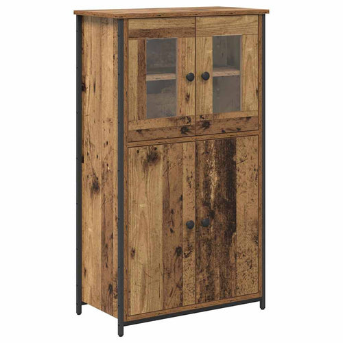 Old Wooden Pantry 62 x 32 x 106.5 cm Plywood