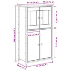 Alacena Madera Vieja 62 x 32 x 106,5 cm Madera contrachapada