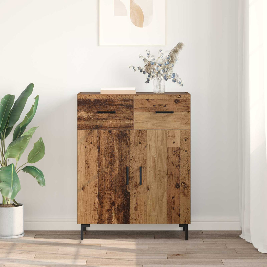 Aparador Madera vieja 69,5 x 34 x 90 cm Madera de ingeniería