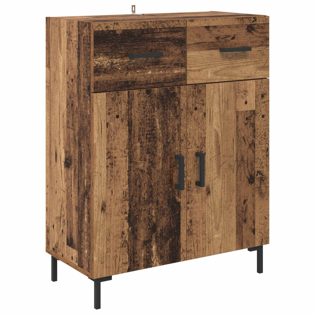 Aparador Madera vieja 69,5 x 34 x 90 cm Madera de ingeniería