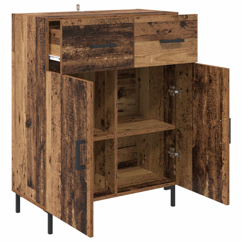 Aparador Madera vieja 69,5 x 34 x 90 cm Madera de ingeniería