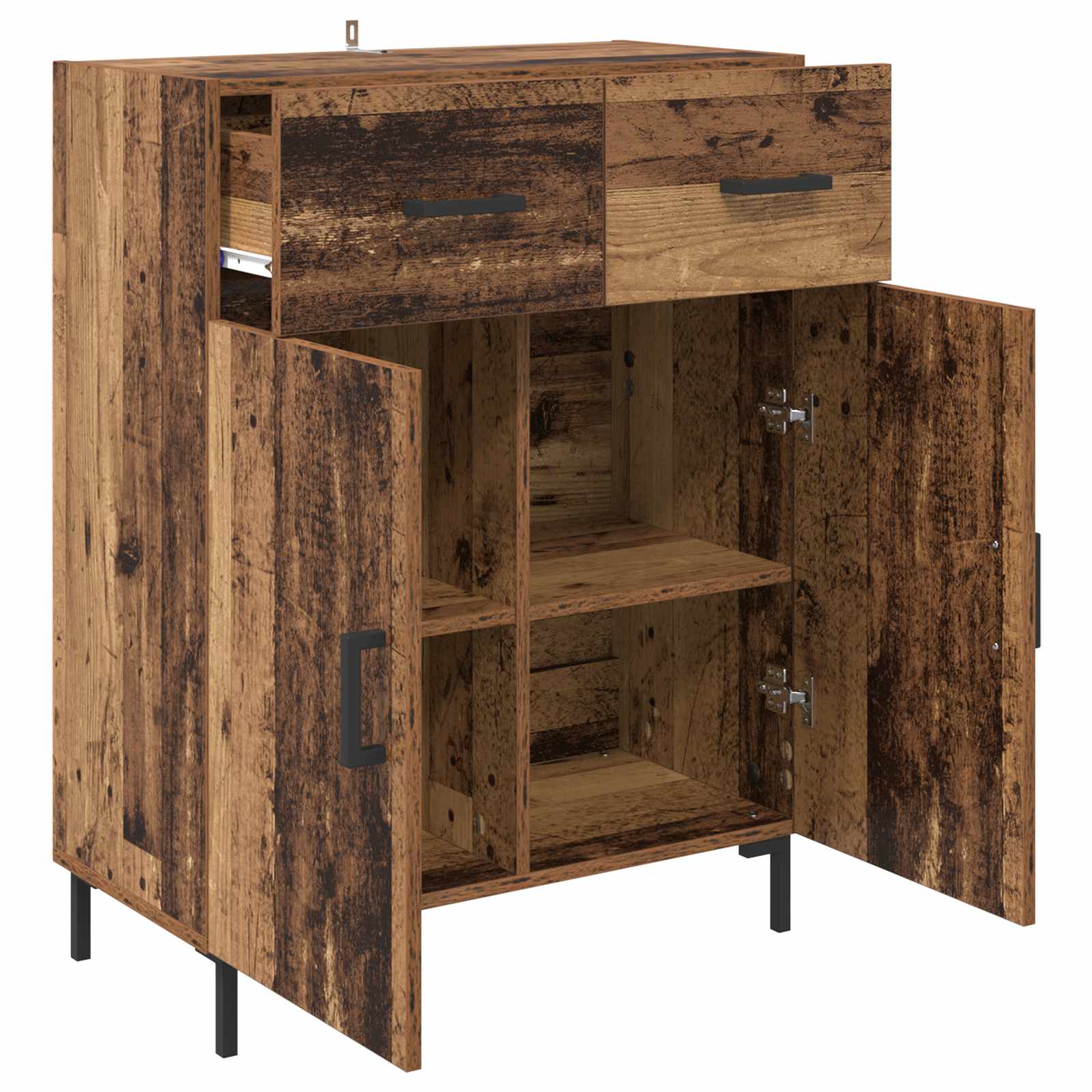 Aparador Madera vieja 69,5 x 34 x 90 cm Madera de ingeniería