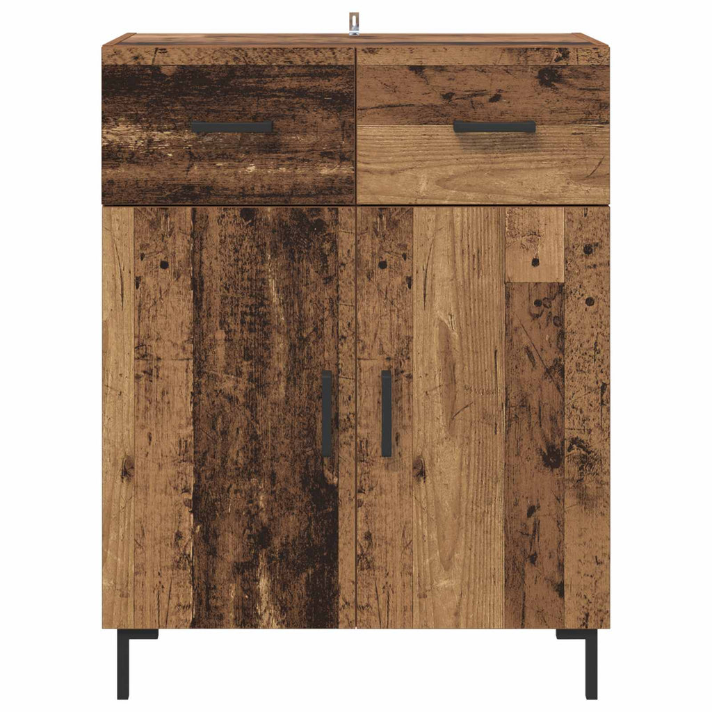 Aparador Madera vieja 69,5 x 34 x 90 cm Madera de ingeniería