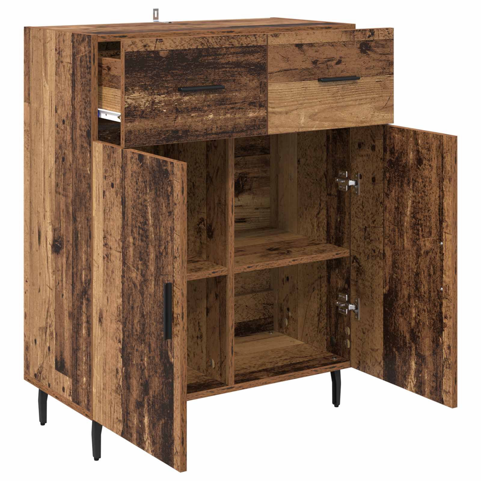 Vitrina Madera Vieja 69,5 x 34 x 90 cm Madera contrachapada