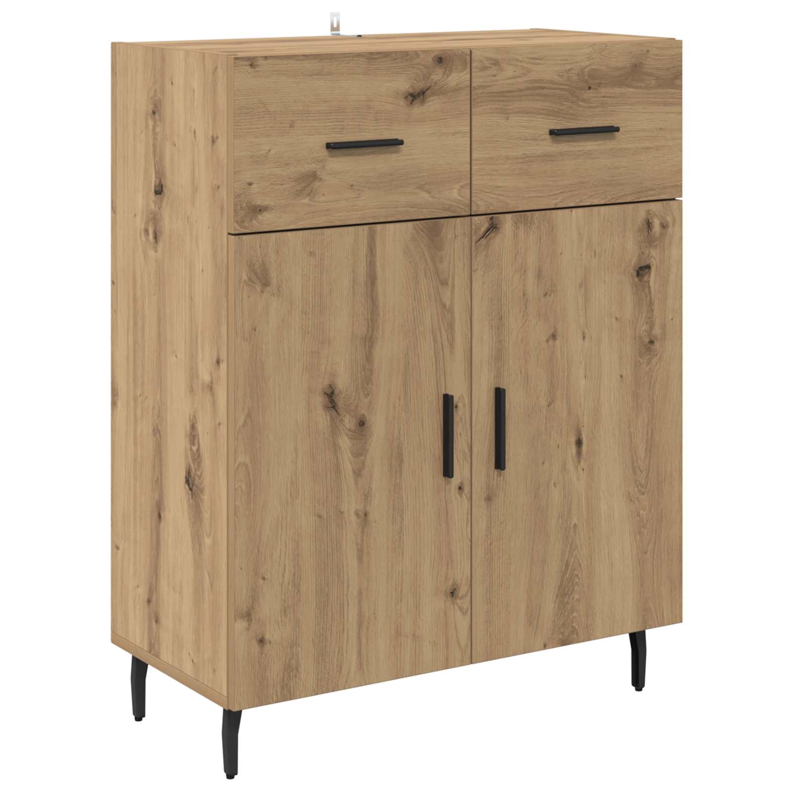 Vitrina Roble artesanal 69,5 x 34 x 90 cm Madera contrachapada