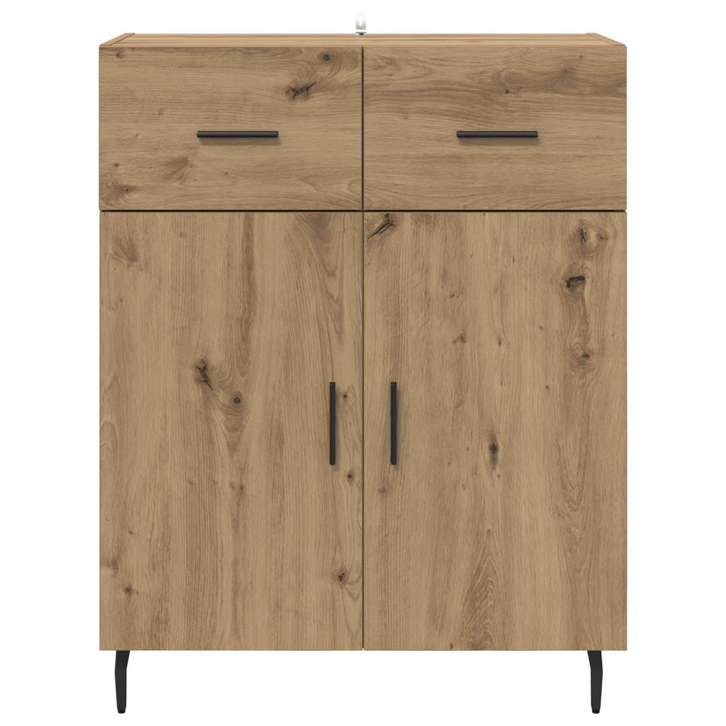 Vitrina Roble artesanal 69,5 x 34 x 90 cm Madera contrachapada