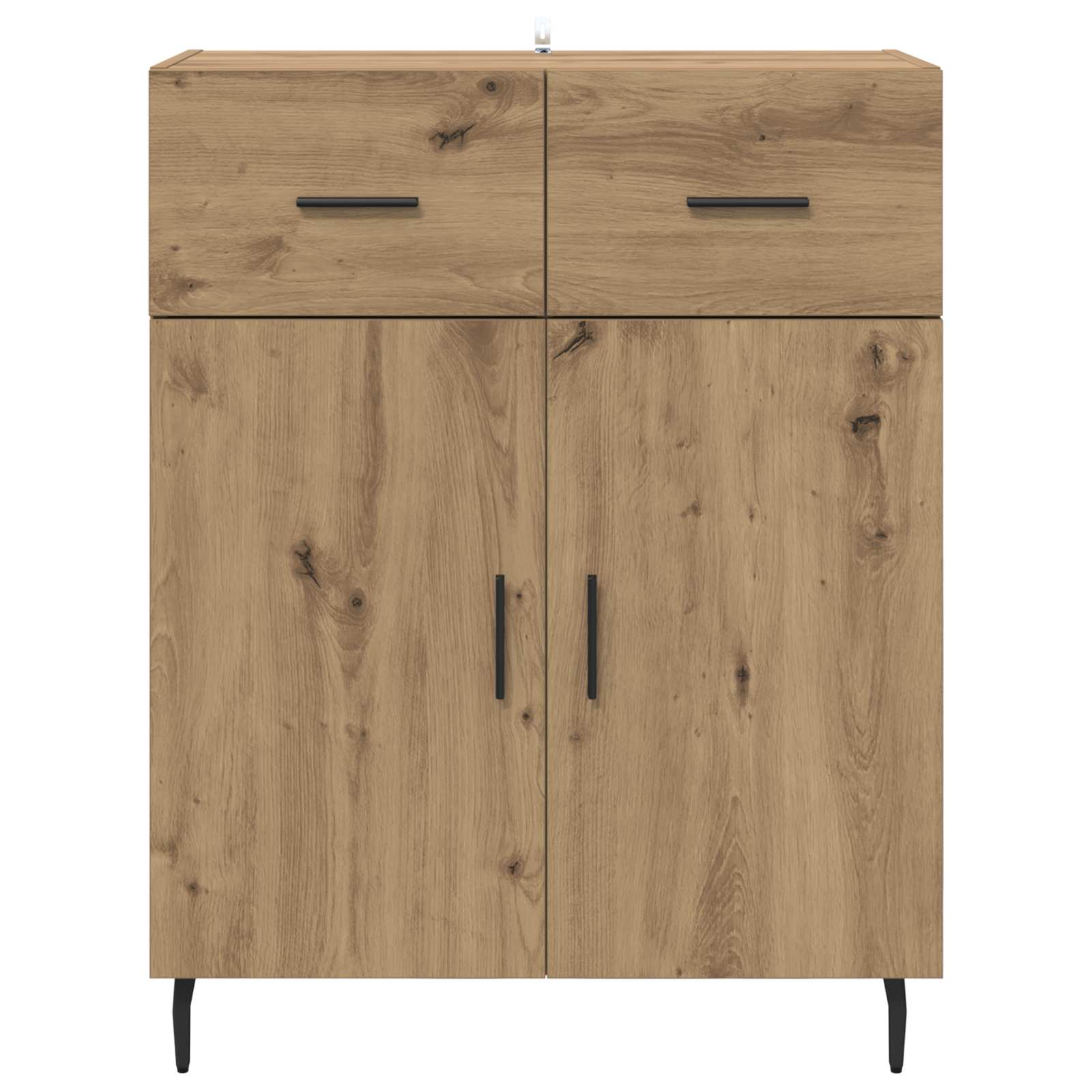 Vitrina Roble artesanal 69,5 x 34 x 90 cm Madera contrachapada