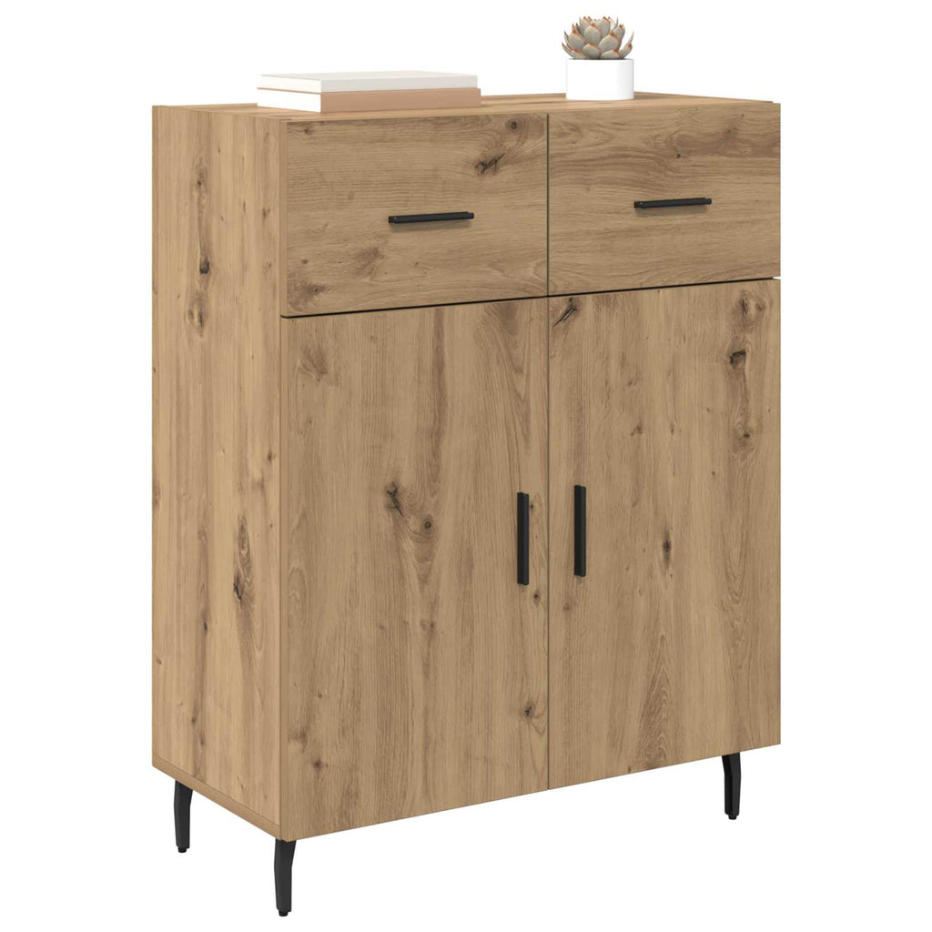 Vitrina Roble artesanal 69,5 x 34 x 90 cm Madera contrachapada