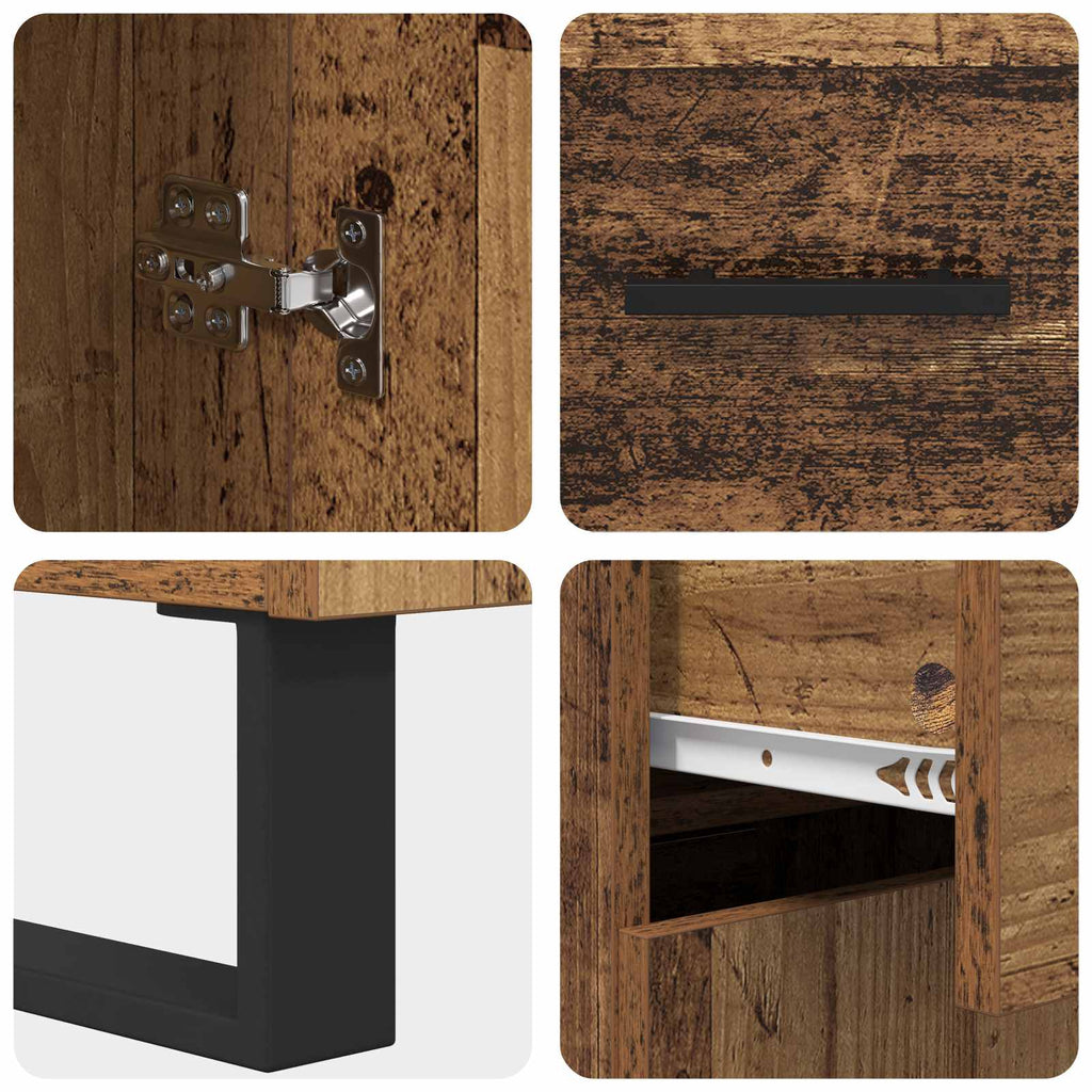 Vitrina Madera Vieja 69,5 x 34 x 90 cm Madera contrachapada