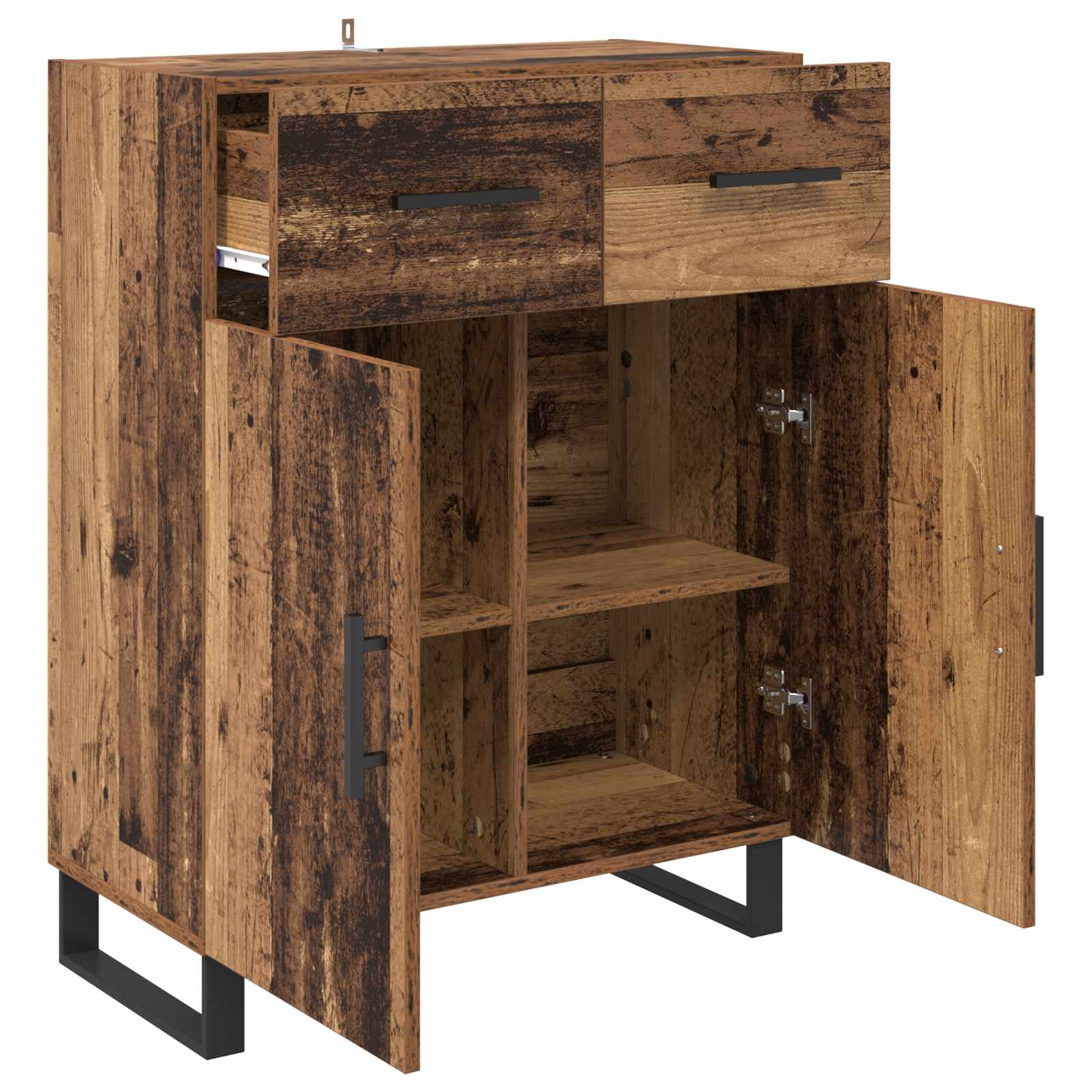 Vitrina Madera Vieja 69,5 x 34 x 90 cm Madera contrachapada