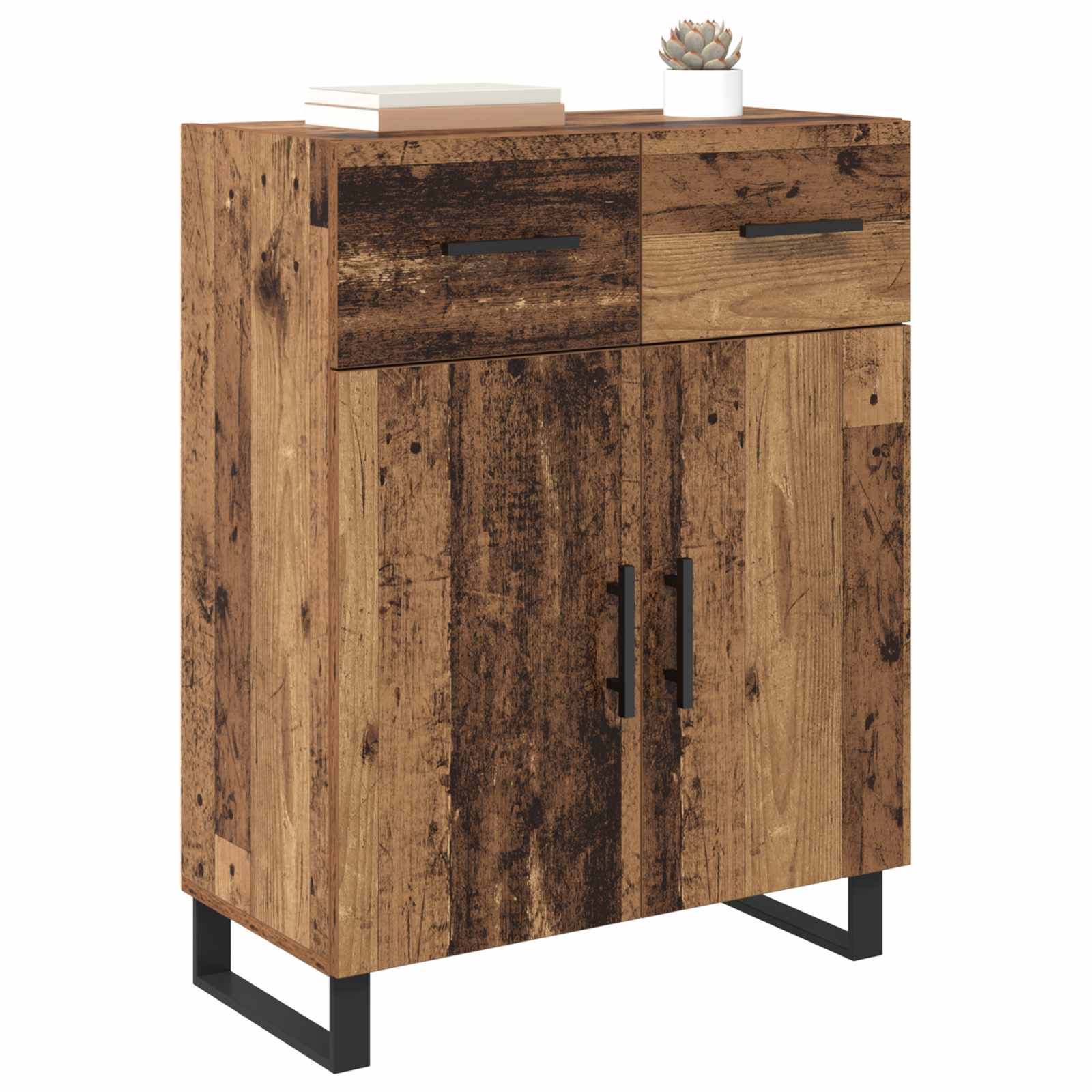 Vitrina Madera Vieja 69,5 x 34 x 90 cm Madera contrachapada