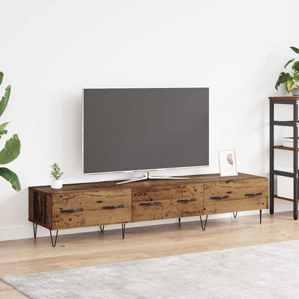 Gabinete de TV con cajón Madera vieja 150 x 36 x 30 cm
