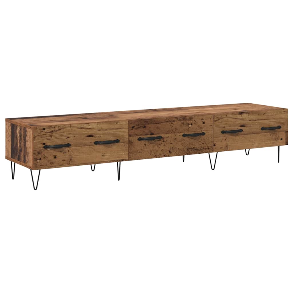 Gabinete de TV con cajón Madera vieja 150 x 36 x 30 cm