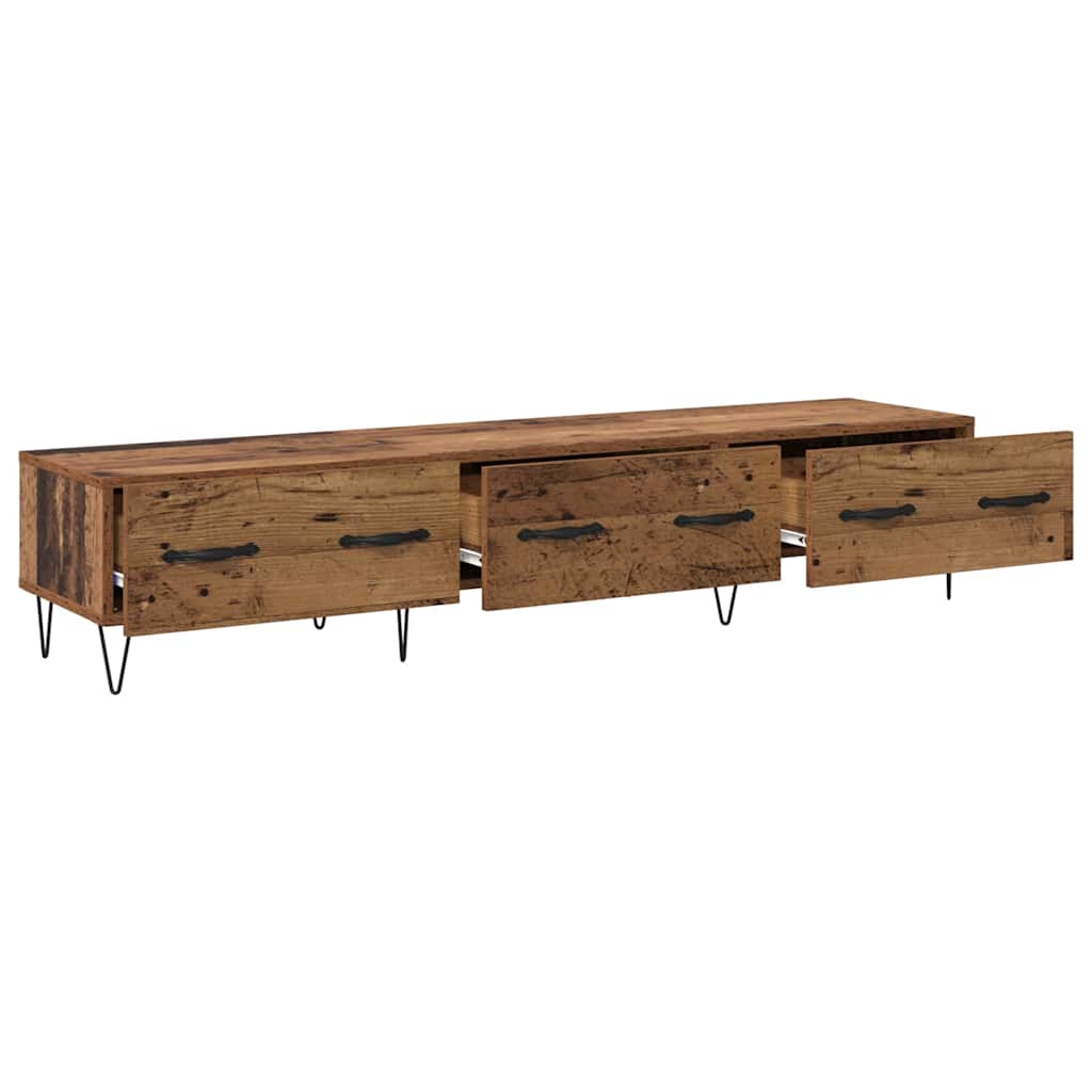 Gabinete de TV con cajón Madera vieja 150 x 36 x 30 cm
