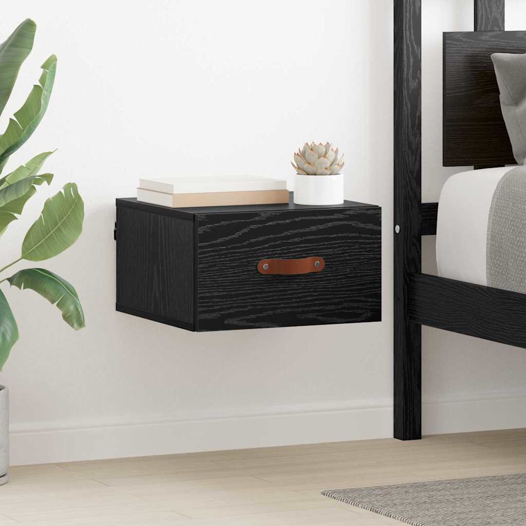 Old Wood Wall-Mounted Nightstand