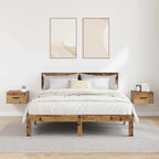 Armario de Noche 2 pcs Madera vieja 35 x 35 x 20 cm