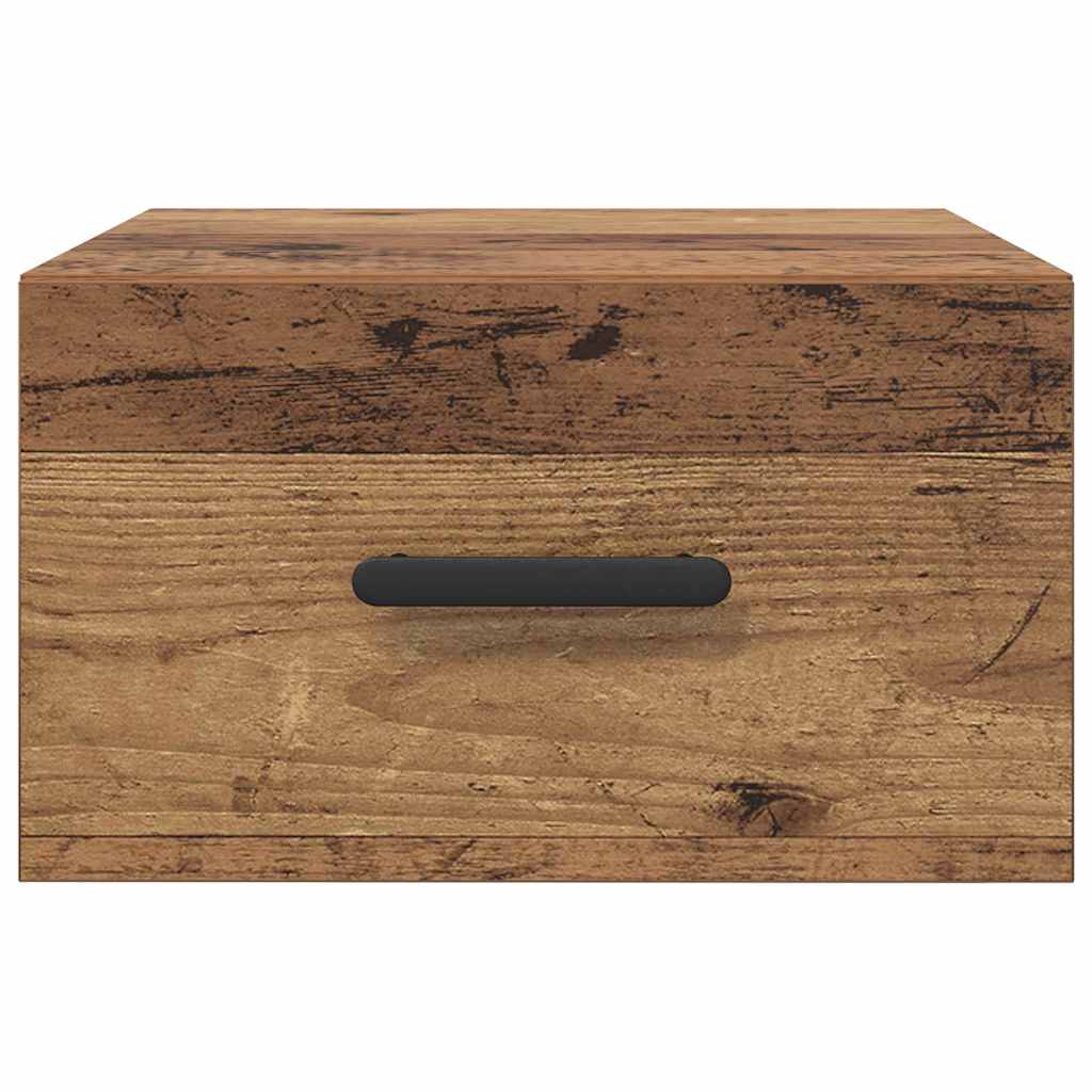 Armario de Noche 2 pcs Madera vieja 35 x 35 x 20 cm