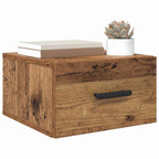 Armario de Noche 2 pcs Madera vieja 35 x 35 x 20 cm