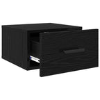 Armario de Noche 2 pcs Roble Negro 35 x 35 x 20 cm