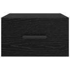 Armario de Noche 2 pcs Roble Negro 35 x 35 x 20 cm