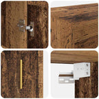 Armario de pared Madera Vieja 69,5 x 34 x 90 cm