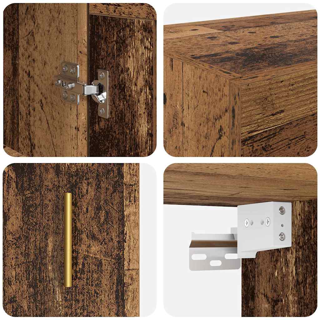 Armario de pared Madera Vieja 69,5 x 34 x 90 cm